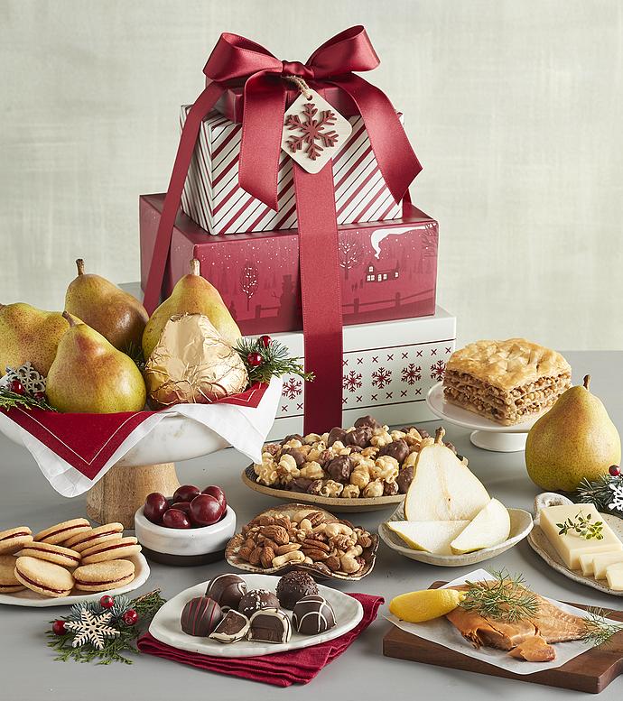 Tower of Treats&#174; Deluxe Holiday Gift